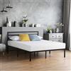 Olee Sleep Matratze, 20 cm, belüftet, Noppenschaum, I-Gel-Memory-Schaumstoff, 3-lagig, Twin Size, 90 x 200 cm, weiß