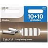 Blendend Batteria alcalina AAA/LR03, confezione da 20. 30% in più di lunga durata, ideale per dispositivi di uso quotidiano ad alto consumo.