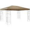 QUICK STAR Quick-Star - Tetto di Ricambio per Gazebo, 3 x 4 m, Colore: Beige