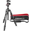 Manfrotto Befree Advanced Kit Treppiede per Fotocamera con Chiusura Twist, Kit Treppiede da Viaggio con Testa a Sfera, Portatile, Compatto, Treppiede in Alluminio per Reflex, Mirrorless, Accessori