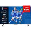 TCL 55V6B TV 55" 4K HDR Ultra HD Google TV con design senza bordi Dolby Audio Compatibile con Google Assistant