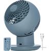 Iris Ohyama Woozoo, 30m², Ventilatore da Tavolo, Ufficio Fan, Blu, Telecomando, Silenzioso, Oscillazione, Per Camera, Soggiorno, Cucina, Circolatore d'Aria, Raffreddamento, Potente, PCF-SC15T