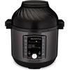 Instant Pot Pro Crisp 11-in-1 Friggitrice ad Aria / Pentola a Pressione Multifunzione in Acciaio Inossidabile, Adatta a Cucinare Patatine Fritte, Verdura e molto altro, 1500 W, 7,6 L - Nero