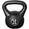 Vivol Kettlebell 10 kg in vinile - Peso con rivestimento in plastica premium e imbottitura in cemento - per palestra, crossfit e fitness a casa