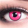 Meralens Lenti a Contatto Colorate Sharingan rosse Rose Shock - con porta lenti a contatto - ideali per Manga Anime Cosplay Halloween carnevale- Durata 1 Anno 1 Coppia (2 pezzi) senza correzione