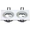 Glowster Doppio cerchio bilanciante rettangolo 2 cerchi Nichel B+M: design elegante e versatile ideale per progetti moderni. Dona struttura e resistenza, garantendo durata nelle tue opere.