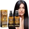 Tkekruh 2PC Spray Per La Crescita Dei Capello 30ml, Biotina Per Accelerare La Crescita Dei Capello E Prevenire La Caduta, Hair Serum