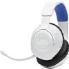 Jbl Cuffie Gaming Wireless Bluetooth Over Ear, Cancellazione Attiva del Rumore, con Microfono, colore Bianco - Q360PWLWHTBLU Quantum 360P