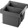 Blanco Flexon II sistema separazione rifiuti, per mobile da 60 cm, 526641, Low 60/2 Flexon II nero/antracite [Portarifiuti > Portarifiuti]