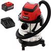 Einhell TC-VC 18/20 Li - Aspirasolidi e liquidi a batteria - 18V 5.2Ah