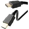 Goobay 51821 Cavo HDMI per Alta Velocità, Dorato, Nero, 5.5mm Diametro, 3m Lunghezza del Cavo