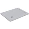 Parama Piatto Doccia 80x100 Acrilico Bianco Lucido Ultraslim Altezza 4cm Piletta Inclusa