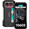 Ulefone Armor 27 Rugged Smartphone, 24GB+256GB/SD-2TB Android 14, 6.78 FHD+ 120Hz, Fotocamera 64MP+50MP+50MP+32MP Telefono Indistruttibile 10600mAh Batteria, Ricarica Rapida 33W 4G/GPS/NFC/OTG
