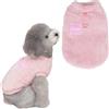 HenfuME Cappottino Taglia Piccola, Maglioncino Pigiama per Cani e Gatti, Vestiti Chihuahua Facile da Indossare e Colori Vivaci (L, Rosa)