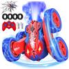 Kssvzz Spider Macchina Telecomandata per Bambini, 2.4GHz Rotazione a 360° Monster Truck Regalo per Ragazzi di 4 5 6 7 8 Anni, 4X4 RC Auto Acrobatica Giocattoli per Natale e Compleanno per Bambino 3-12 Anni