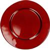 SOTTOPIATTO ROSSO VETRO