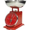 BILANCIA VINTAGE ROSSO OPACO INOX
