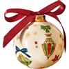 PALLA DI NATALE DECORAZIONI CERAMICA
