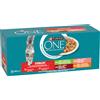 PURINA ONE Sterilized 40 x 85 g - Mix: Manzo, Tacchino, Pollo, Salmone