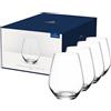 Villeroy & Boch - Ovid Bicchiere da Acqua Set di 4 Trasparente, Lavabile in Lavastoviglie, Bicchieri Drink, Bicchiere di Succo, Set Bicchier, Cristallo