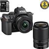 Nikon Z50 II + 16-50 + 50-250 + SDXC Lexar 128GB - Garanzia Nital Italia 6 Anni