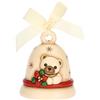 THUN, Campanella con Teddy, Limited Edition 2024 in Ceramica di Alta Qualità, Collezione Natale, Arredamento da Collezione, Idea Regalo per Natale, 10,5 x 10,6 x 12,1 cm