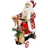 Wintem Babbo Natale con Scooter Animato in Movimento - Ideale per Rendere la tua Casa Accogliente Durante le Feste Natalizie con Luci LED Brillanti e Design Artigianale - 70x25x45cm