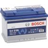 BOSCH Batteria BOSCH S4 E08 12V 70Ah 760A B13 Tecnologia EFB per Start Stop