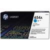 HP 654a - ciano - originale - laserjet - cartuccia toner