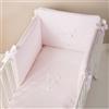 Nanan Set Piumone con Paracolpi 4 pz Fiocco ROSA