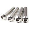 Flomore Viti M6x10 con testa a bottone esagonale, in acciaio inox 304, con testa a bottone (confezione da 50)
