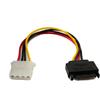 System-S Cavo SATA 20 cm 15 pin maschio a IDE 4 pin adattatore Molex per unità disco rigido