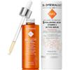 Dr. DERMALUCI LAB Siero Viso Antirughe 5 Acidi Ialuronici Vitamina C Niacinamide 100ml BIO |Hexapeptide Rosa Damascena |Illuminante Idratante Levigante | Anti-Età, Riduzione Pori, Naturale |Tutti Tipi di Pelle |Italia