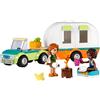 lego Friends - Vacanza in Campeggio con Camper Giocattolo e Macchina, Costruzioni per Bambini da 4+ Anni - 41726