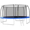 Senza Marca/Generico vidaXL Set Trampolino Rotondo 460x80 cm 150 kg