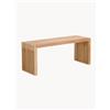 Cinas Panca in legno di teak fatta a mano Rib - Beige, Marrone