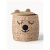 Bloomingville Mini Cesta portaoggetti per bambini con coperchio Bear