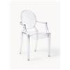 Kartell Sedia con braccioli Louis Ghost