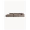 Westwing Collection Chaise longue XL componibile in velluto a coste Lennon
