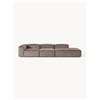 Westwing Collection Chaise longue XL componibile in velluto a coste Lennon
