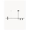 Westwing Collection Lampada a sospensione grande Cassandra - Nero