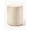 Westwing Collection Pouf in velluto Daisy