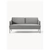 Westwing Collection Divano 2 posti in velluto Fluente
