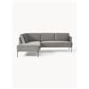 Westwing Collection Divano angolare in velluto Fluente