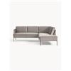Westwing Collection Divano angolare in velluto Fluente