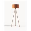 Westwing Collection Lampada treppiede da terra con paralume in tessuto Cella