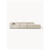 Westwing Collection Chaise lounge XL componibile in velluto a coste Lennon