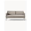Westwing Collection Divano 2 posti in velluto Fluente