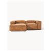 Westwing Collection Divano angolare componibile 2 posti in pelle Lennon