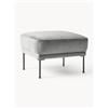 Westwing Collection Poggiapiedi in velluto Fluente -